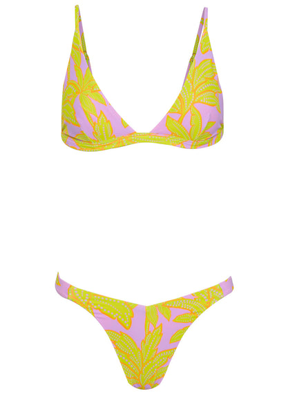  Maaji Palm Land Iconic Low Rise Thin Side Bikini Bottom