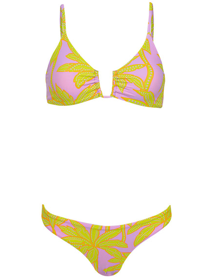  Maaji Palm Land Iconic Low Rise Thin Side Bikini Bottom