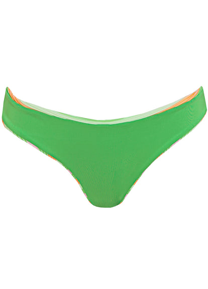  Maaji Rainbow Stripe Iconic Low Rise Thin Side Bikini Bottom