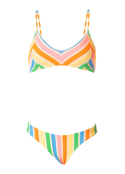 Thumbnail - Foto de Rhythmic Lines Iconic Low Rise Thin Side  Bikini Bottom by Maaji - Panties - Vestidos de Baño - 7