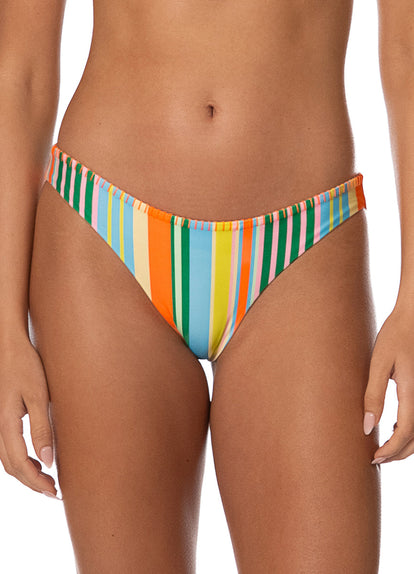 Thumbnail - Foto de Deep Sea Lines Iconic Low Rise Thin Side Bikini Bottom by Maaji - Panties - Vestidos de Baño - 2