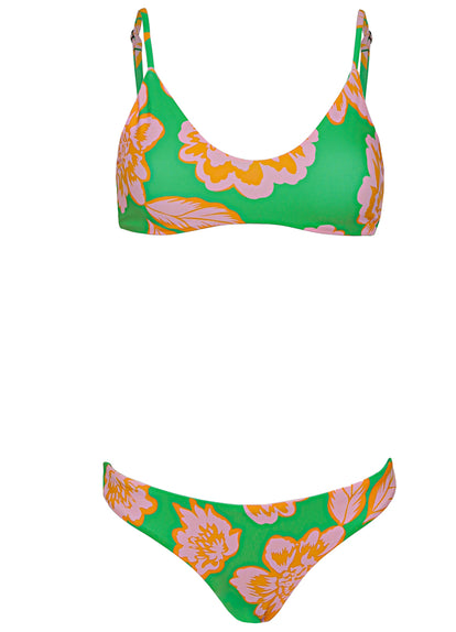 Thumbnail - Maaji Sunset Petals Iconic Low Rise Thin Side Bikini Bottom - 12