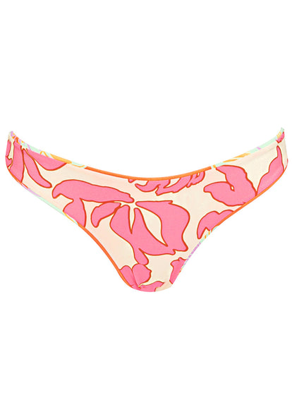  Maaji Hawaiian Floral Iconic Low Rise Thin Side Bikini Bottom