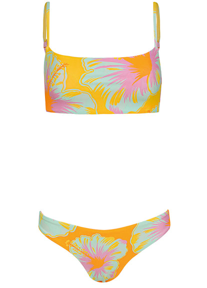 Thumbnail - Maaji Hawaiian Floral Iconic Low Rise Thin Side Bikini Bottom - 10