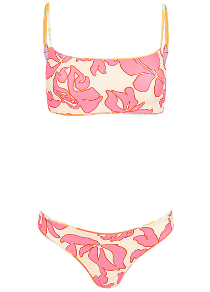 Thumbnail - Maaji Hawaiian Floral Iconic Low Rise Thin Side Bikini Bottom - 11