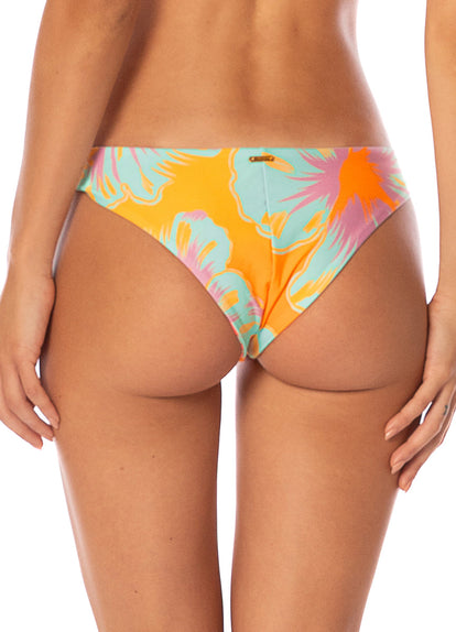 Thumbnail - Maaji Hawaiian Floral Iconic Low Rise Thin Side Bikini Bottom - 3