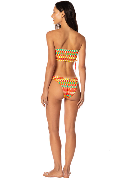  Maaji Golden Gambit Artemisa Strapless Bandeau Bikini Top