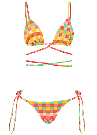  Maaji Golden Gambit Oahu Low Rise Tie Side Bikini Bottom