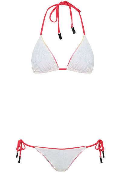 Thumbnail - Foto de Cherry Palm Oahu  Low Rise Tie Side Bikini Bottom by Maaji - Panties - Vestidos de Baño - 6