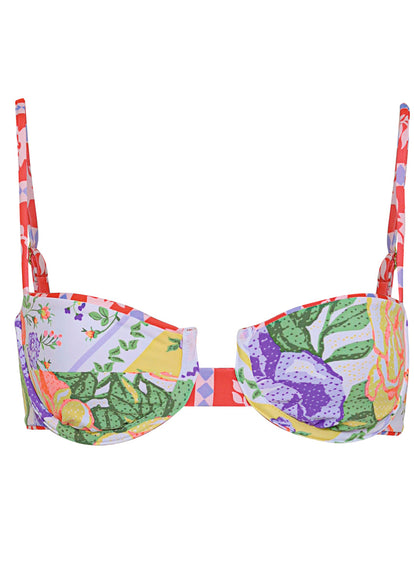  Maaji Vintage Bloom Roseland Unmolded Underwire Bikini Top