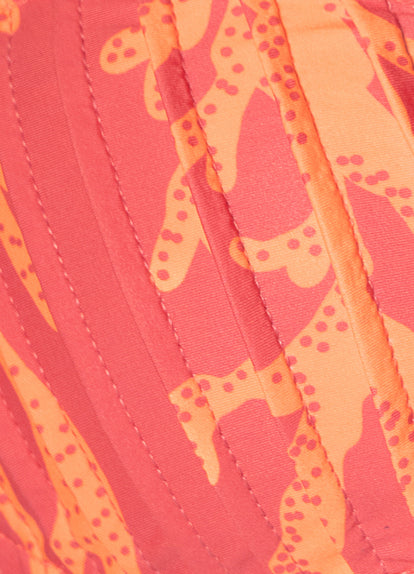  Maaji Coral Reef Rosebud Strapless Bandeau Bikini Top