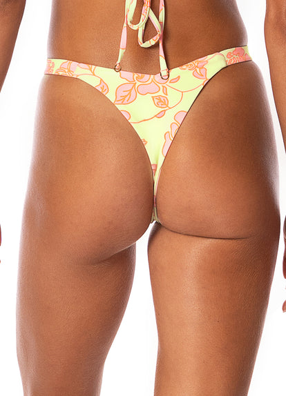 Thumbnail - Maaji Blooming Glow Waikiki Regular Rise Double V Bikini Bottom - 3