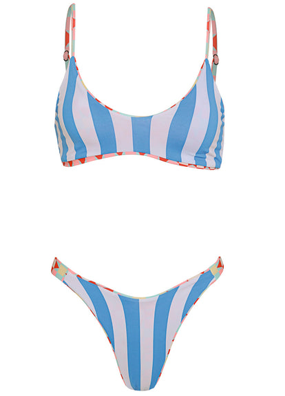 Thumbnail - Maaji Geomatrix Waikiki Regular Rise Double V Bikini Bottom - 11