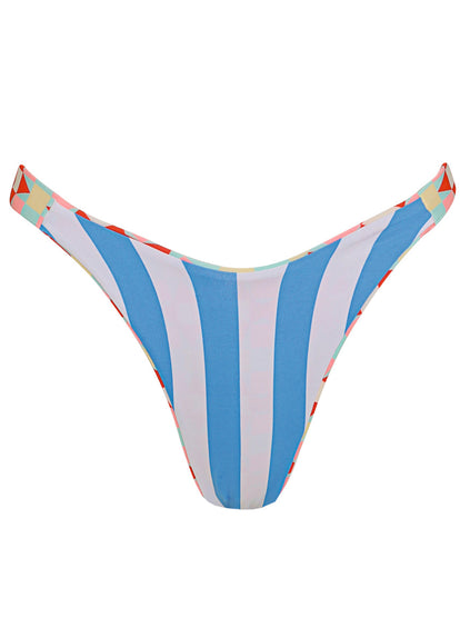  Maaji Geomatrix Waikiki Regular Rise Double V Bikini Bottom