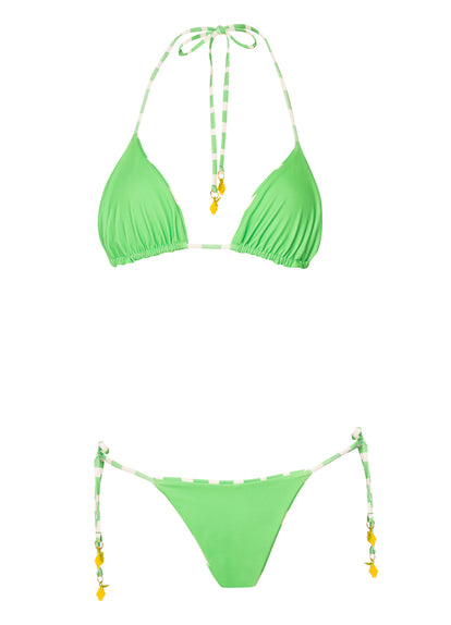 Thumbnail - Bikini Bottom de Maaji -  Maaji Zesty Waves Sunflash Low Rise Thin Side Bikini Bottom - Categoría: Ropa, Vestidos de baño - 12