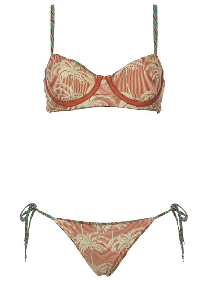 Thumbnail - Foto de Zebra Tide Sunflash Low Rise Tie Side Bikini Bottom by Maaji - Panties - Vestidos de Baño - 6