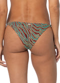 Maaji Zebra Tide Sunflash Low Rise Tie Side Bikini Bottom