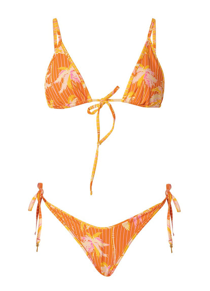 Thumbnail - Foto de Sunkissed Shore Dreamscape Low Rise Tie Side  Bikini Bottom by Maaji - Panties - Vestidos de Baño - 7