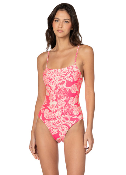  Foto de Pink Blossom Gypsies Signature Cut Classic One Piece by Maaji - Enteros - Vestidos de Baño