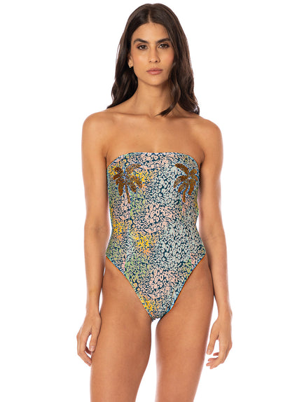 Thumbnail - Maaji Jungle Jam Ohana Signature Cut Bandeau One Piece - 1