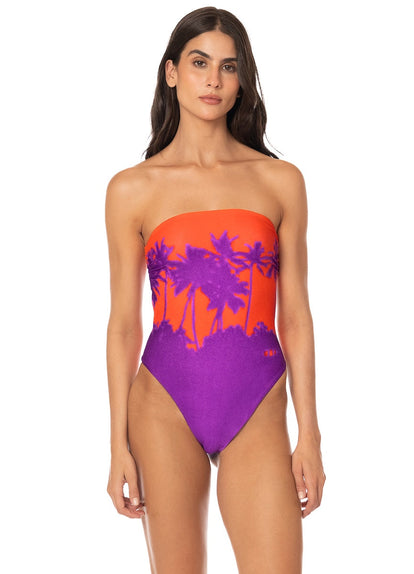  Foto de Athereal Drift Ohana Signature Cut Bandeau One Piece by Maaji - Enteros - Vestidos de Baño