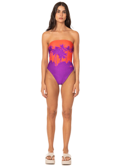 Thumbnail - Foto de Athereal Drift Ohana Signature Cut Bandeau One Piece by Maaji - Enteros - Vestidos de Baño - 6