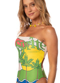Maaji Lime Dreams Ohana Signature Cut Bandeau One Piece