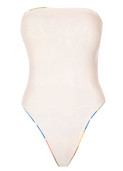  One Piece de Maaji -  Maaji Lime Dreams Ohana Signature Cut Bandeau One Piece - Categoría: Ropa, Vestidos de baño