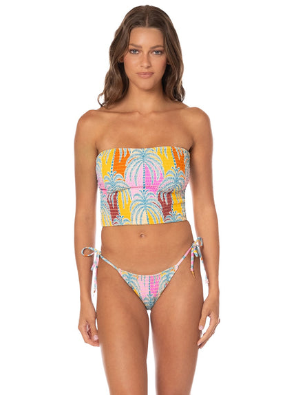 Thumbnail - Foto de Jungle Whisper Nalu Swim Crop Top Bikini Top by Maaji - Tops - Vestidos de Baño - 1