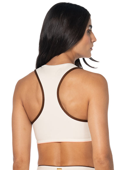  Foto de Sand & Shadows Luau Halter Crop Top Bikini Top by Maaji - Tops - Vestidos de Baño
