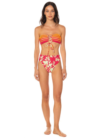 Thumbnail - Foto de Dreamscape Glow Toulouse Strapless Bandeau Bikini Top by Maaji - Tops - Vestidos de Baño - 5