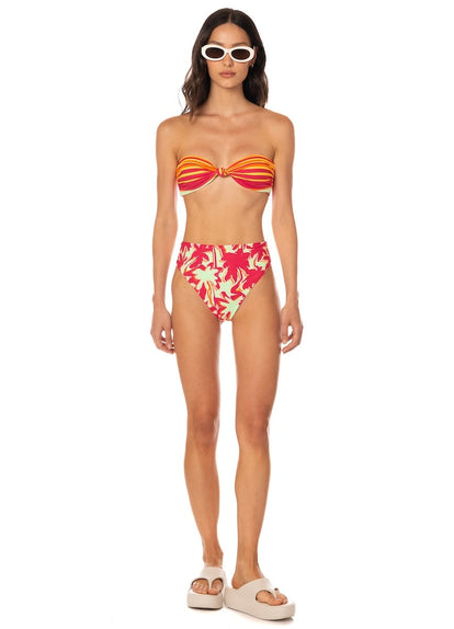 Thumbnail - Foto de Dreamscape Glow Toulouse Strapless Bandeau Bikini Top by Maaji - Tops - Vestidos de Baño - 6