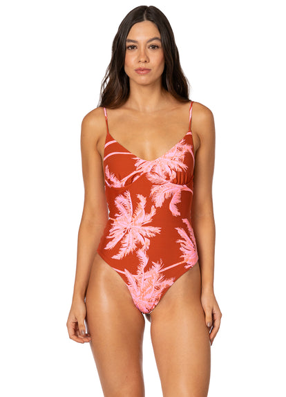 Thumbnail - Foto de Red Foliage Celine Cheeky Cut Underwire One Piece by Maaji - Enteros - Vestidos de Baño - 1