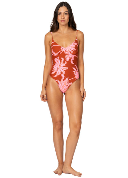 Thumbnail - Foto de Red Foliage Celine Cheeky Cut Underwire One Piece by Maaji - Enteros - Vestidos de Baño - 4