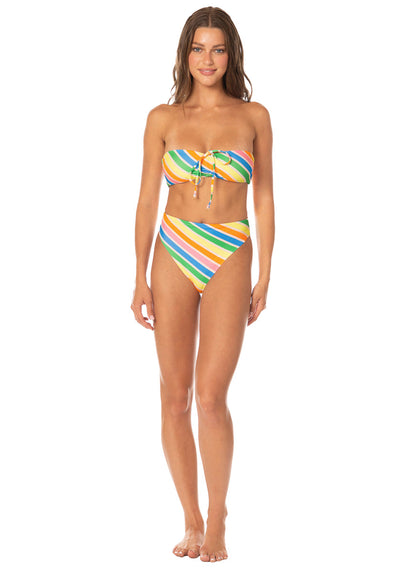  Foto de Rhythmic Lines Kani Strapless Bandeau Bikini Top by Maaji - Tops - Vestidos de Baño