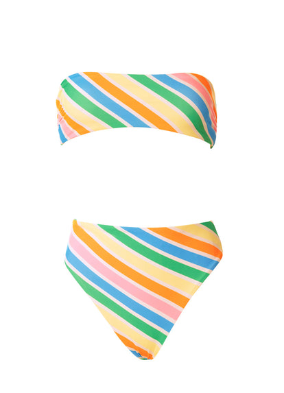 Thumbnail - Foto de Rhythmic Lines Kani Strapless Bandeau Bikini Top by Maaji - Tops - Vestidos de Baño - 10