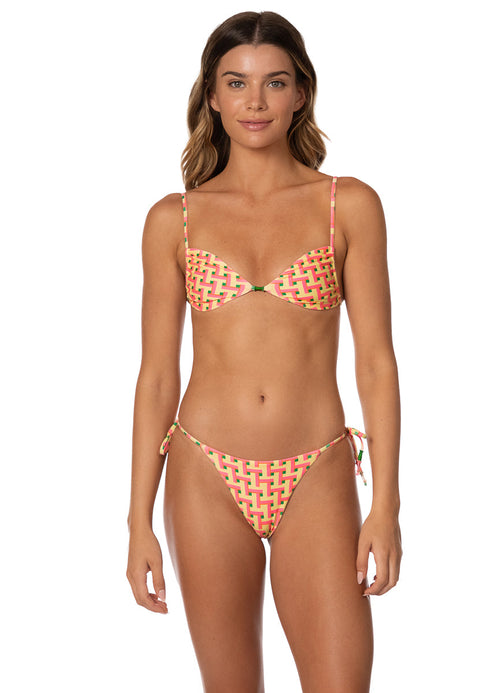 Main image -  Foto de Blush Tide Ariel Sliding Triangle Bikini Top by Maaji - Tops - Vestidos de Baño