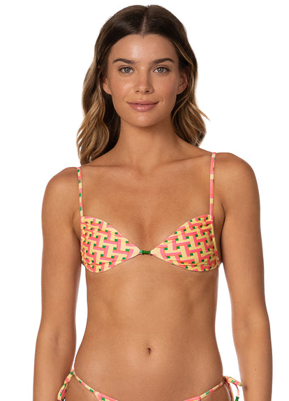  Foto de Blush Tide Ariel Sliding Triangle Bikini Top by Maaji - Tops - Vestidos de Baño