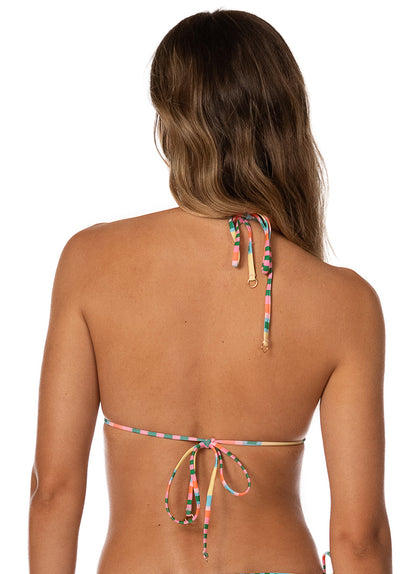 Thumbnail - Foto de Striped Paradise Zeny Sliding Triangle Bikini Top by Maaji - Tops - Vestidos de Baño - 4
