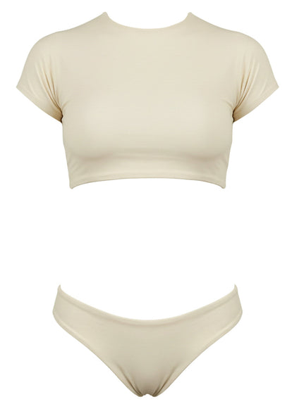Thumbnail - Foto de Salty Flow Rain Swim Crop Top Bikini Top by Maaji - Tops - Vestidos de Baño - 7