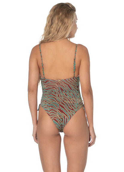 Thumbnail - Foto de Zebra Tide Eve Cheeky Cut Classic One Piece by Maaji - Enteros - Vestidos de Baño - 2