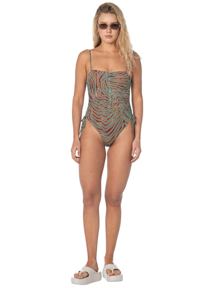  Foto de Zebra Tide Eve Cheeky Cut Classic One Piece by Maaji - Enteros - Vestidos de Baño