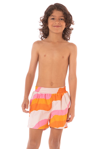 Thumbnail - Maaji Paradiso Waves Little Sailor Boys Trunks - 1