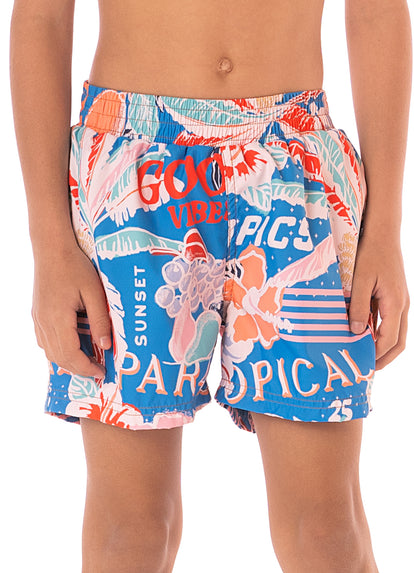 Thumbnail - Maaji Tropical Bliss Little Sailor Boys Trunks - 4