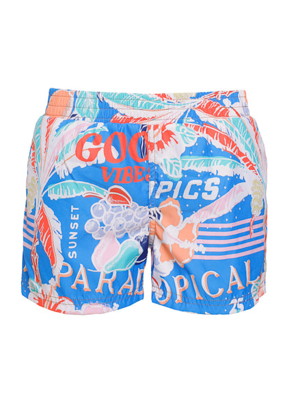 Thumbnail - Maaji Tropical Bliss Little Sailor Boys Trunks - 6