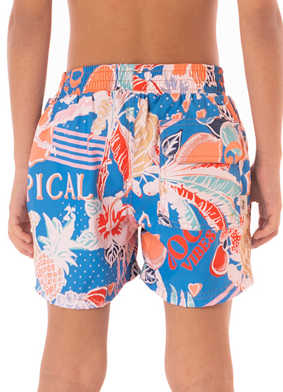 Thumbnail - Maaji Tropical Bliss Little Sailor Boys Trunks - 5