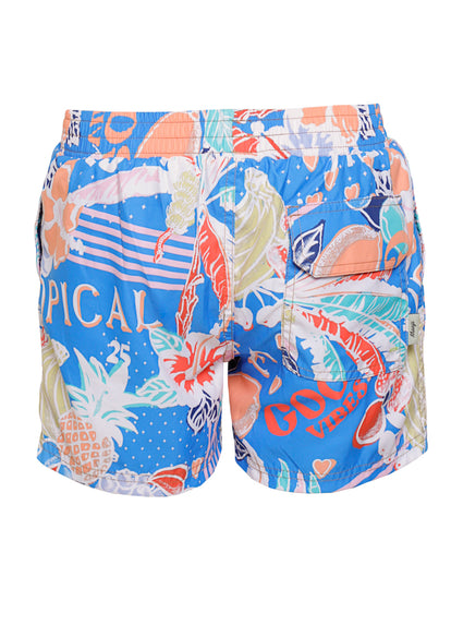 Thumbnail - Maaji Tropical Bliss Little Sailor Boys Trunks - 7