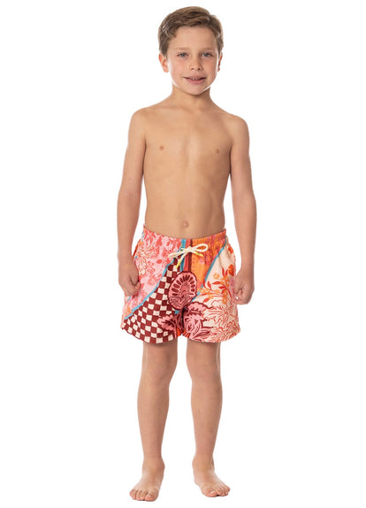 Thumbnail - Foto de Cosmic Tropic Little Sailor Boys Trunks by Maaji - Pantalonetas Para Niños - Niños - 5