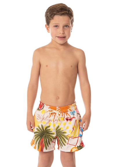  Foto de Beach Static Little Sailor Boys Trunks by Maaji - Pantalonetas Para Niños - Niños