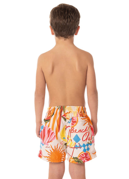 Thumbnail - Foto de Beach Static Little Sailor Boys Trunks by Maaji - Pantalonetas Para Niños - Niños - 2